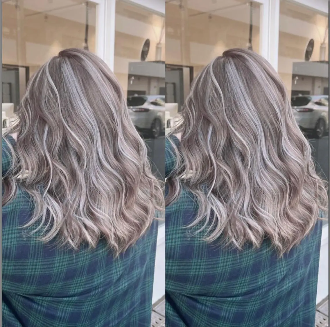 ロング カラー ブリーチ ケアブリーチ ハイライトカラー インナーカラー ハイライト ヘアカラー 福西 洋斗のヘアスタイル