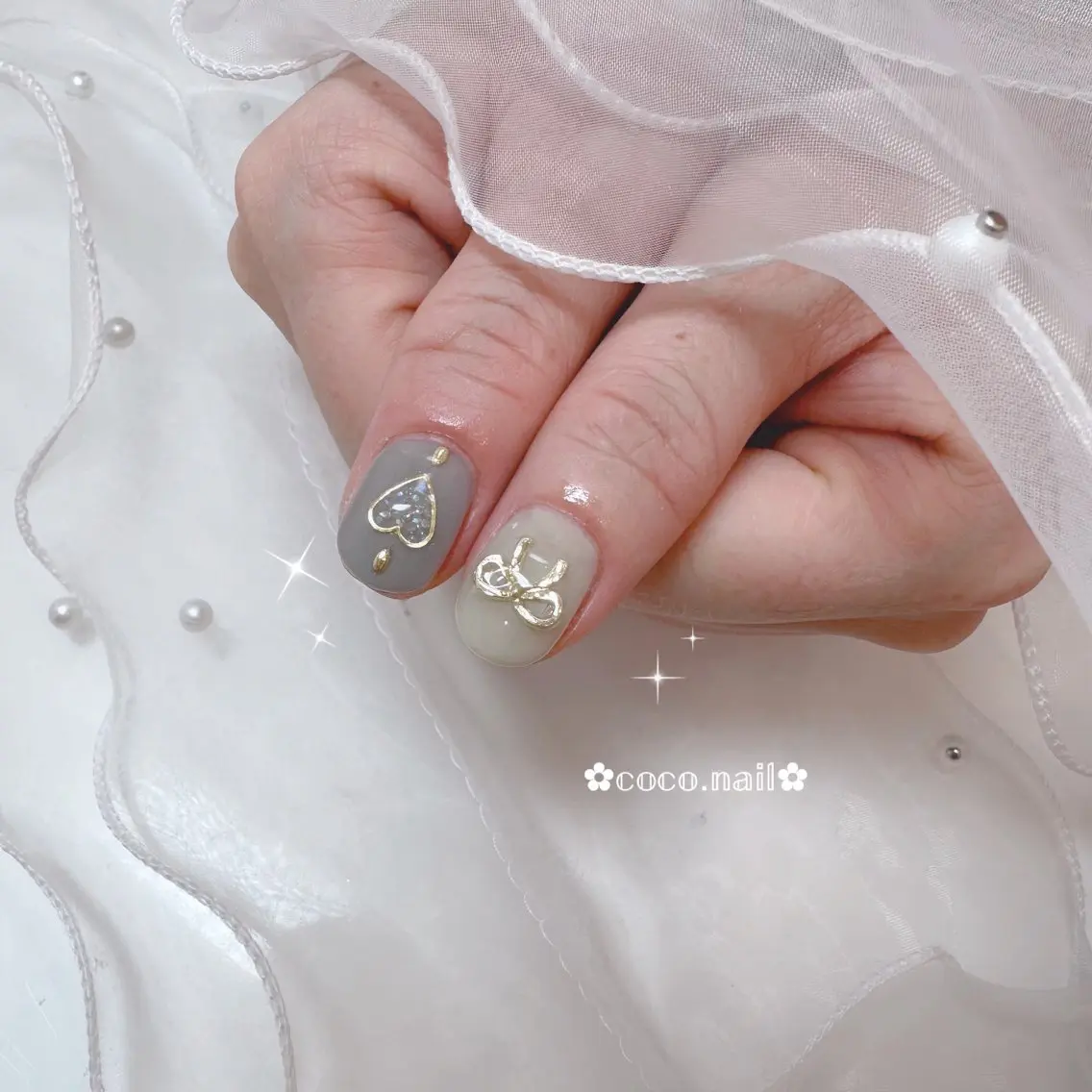 ネイル lili.nail y2k/長さ出しのネイルデザイン