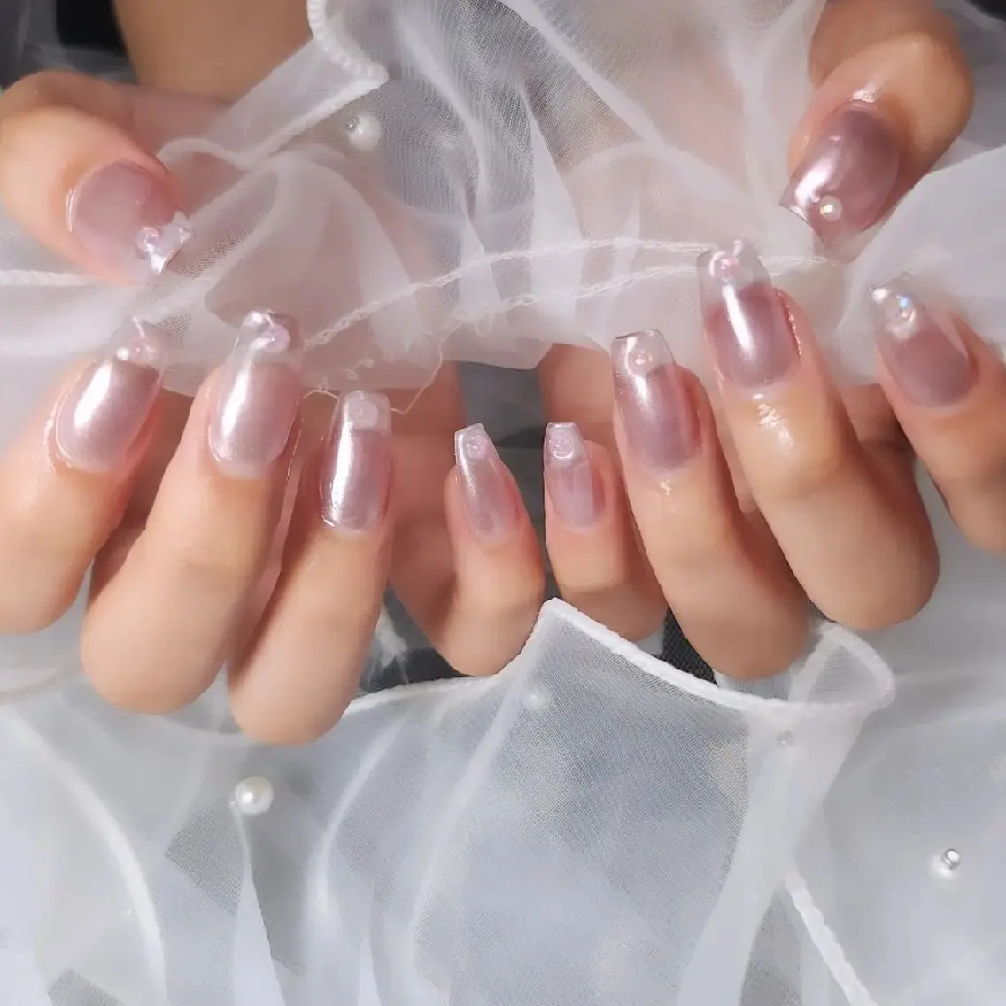 ネイル ミラーネイル salon de Belleのネイルデザイン