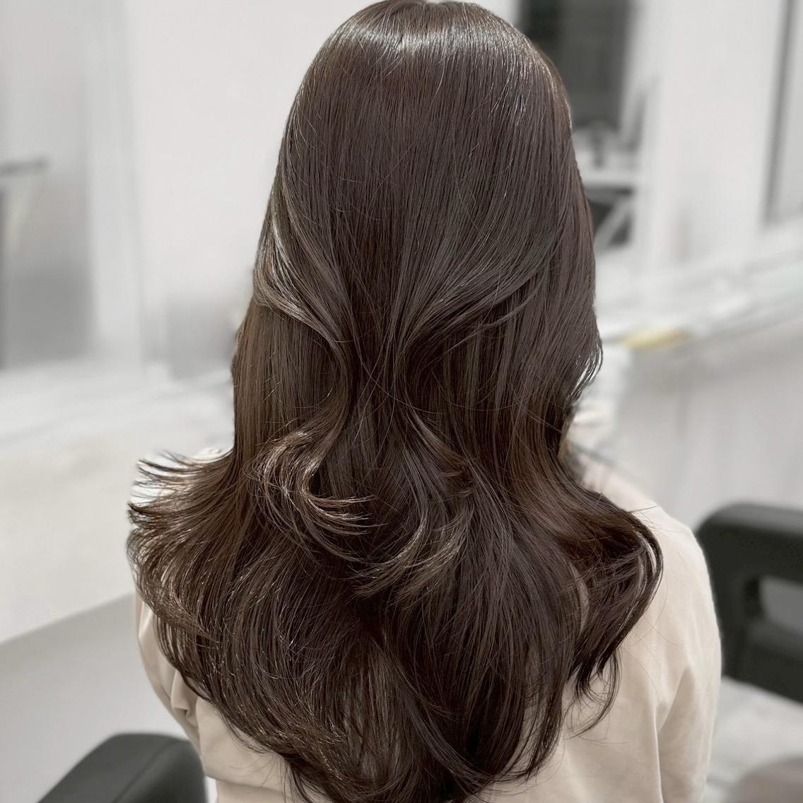 カラー カット ヘアカラー ヘッドスパ ヘアセット 透明感赤み消し🌿 垢抜けカラー/渋谷のヘアスタイル