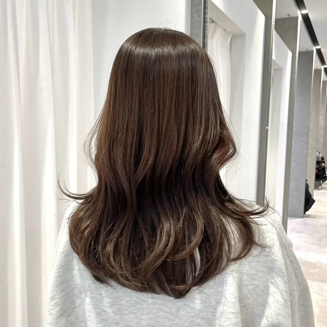 セミロング カラー ベージュカラー レイヤーカット カット ヘアカラー トリートメント ベージュ🤎透明感 カラー🤎anriのヘアスタイル
