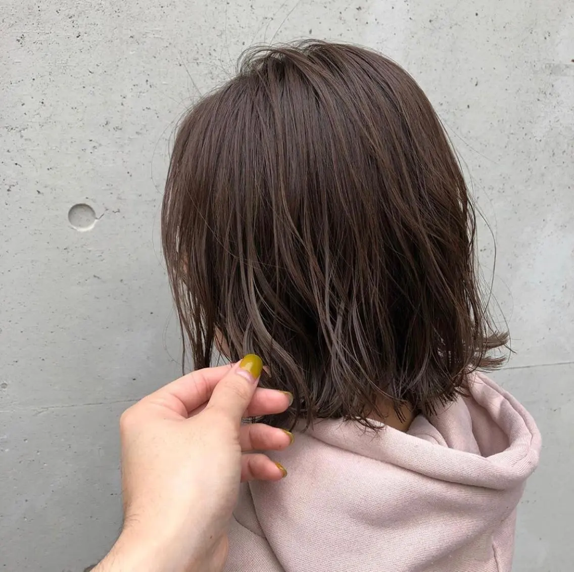ミディアム カラー パーマ ヘアアレンジ メンズ キッズ マツエク・マツパ ベージュカラー セピアベージュ 田中 裕士のヘアスタイル