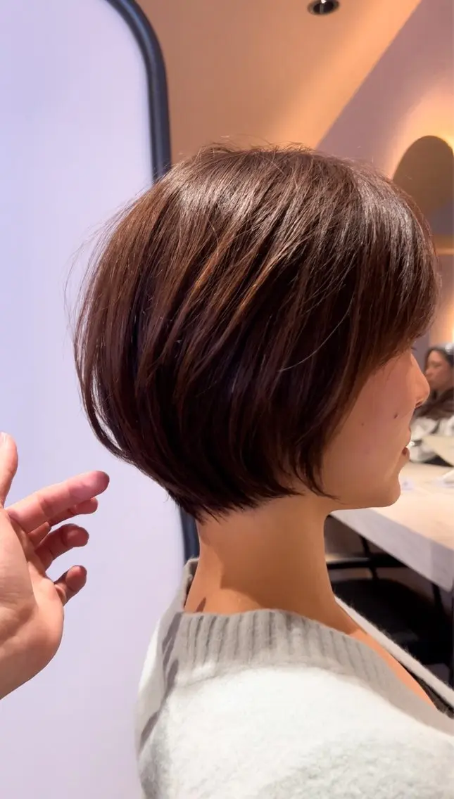 【ボブより短いショートヘア限定】似合わせカット×ダメージケアトリートメントの写真