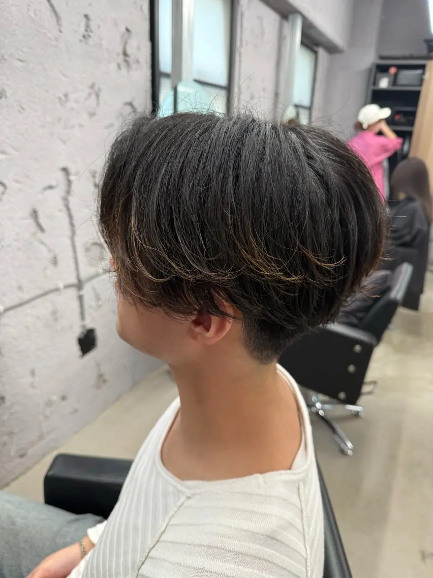 パーマ メンズ メンズパーマ 清水 遥香のヘアスタイル