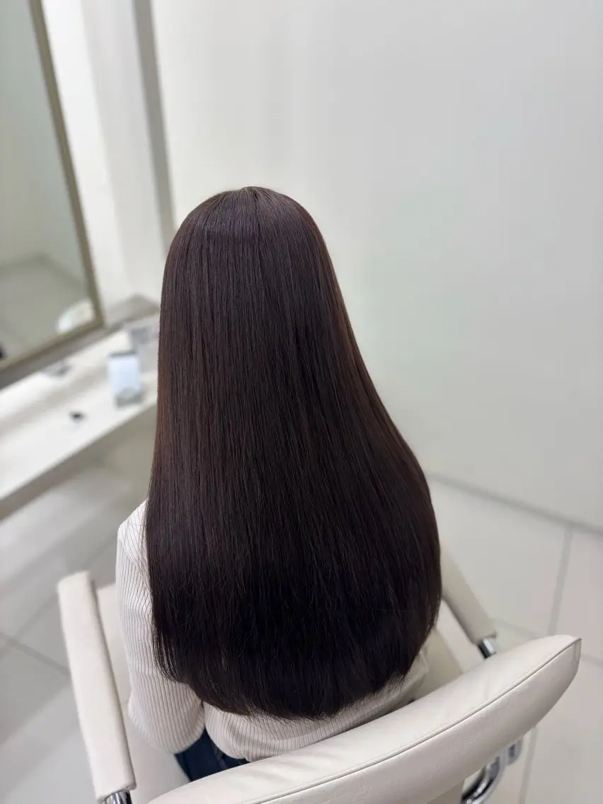 ロング カラー 黒髪 ブラウンカラー ダブルカラー トレンドヘア/ ワンホン/aimiのヘアスタイル