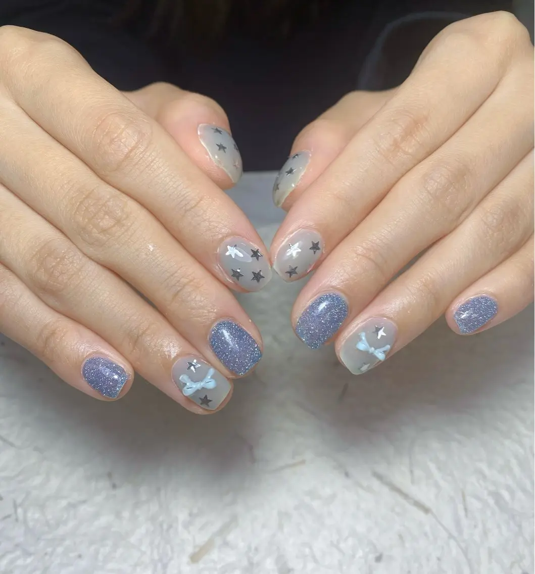 ネイル アートネイル フレンチネイル ジェルネイル グラデーション 韓国ネイル Nail Salon kihi大塚店のネイルデザイン