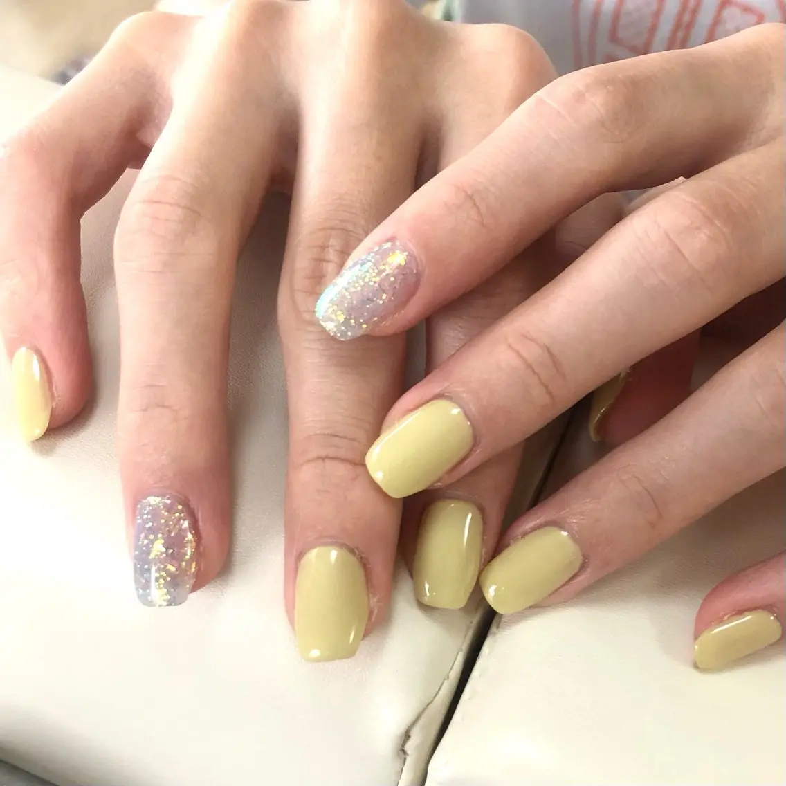 ネイル シンプルネイル 夏ネイル ハンドネイル salon *meehoのネイルデザイン