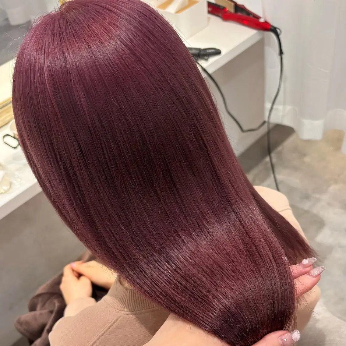 ロング ヘアカラー トリートメント 縮毛矯正\髪質改善 🫧拓都のヘアスタイル