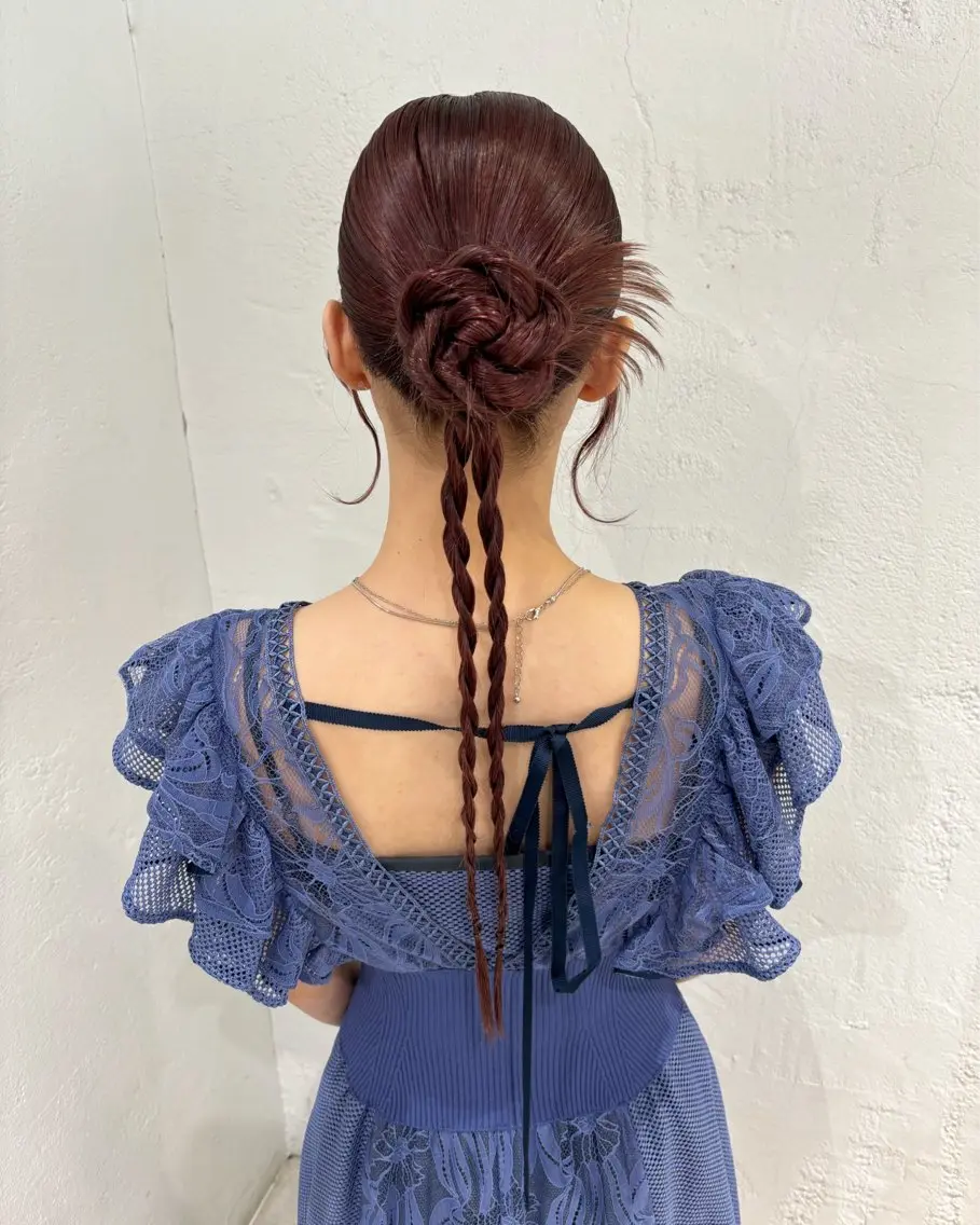 ヘアアレンジ ヘアセット サソウ ユリエ🥥のヘアスタイル