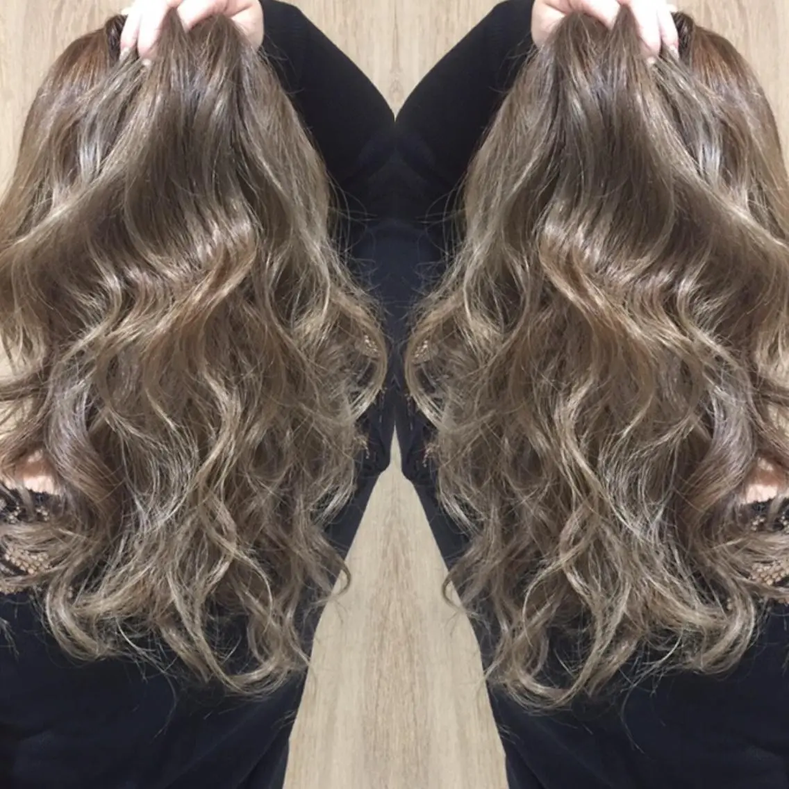 ロング ロング 中林 由佳のヘアスタイル