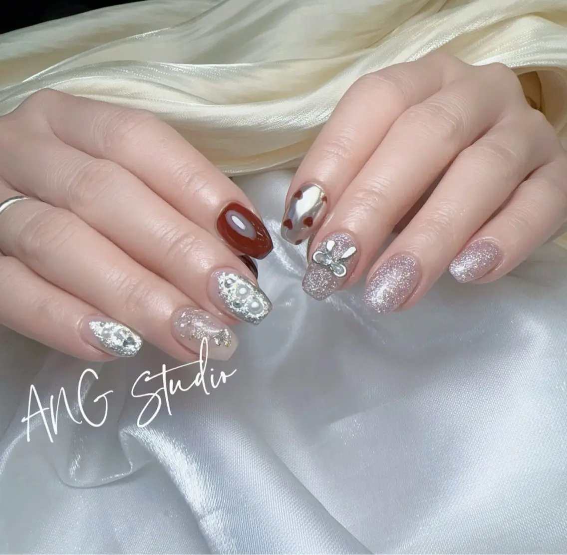 ネイル ハンドネイル ハンドケア ANG Studioのネイルデザイン