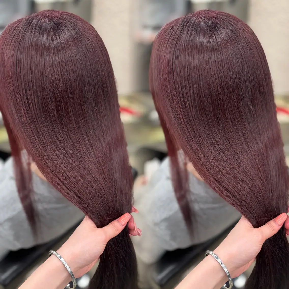 カラー PELEmana🎀 透明感🤎ᩚワンホンのヘアスタイル