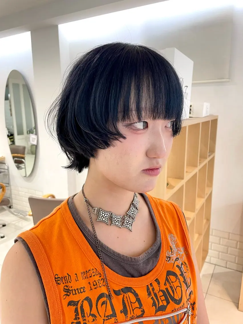 ショート 🧸SAKI🎀 韓国レイヤーのヘアスタイル
