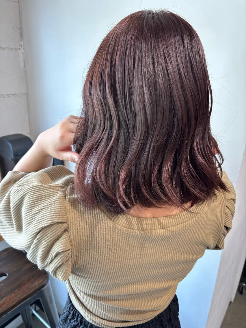 ミディアム 髪質改善🌟縮毛矯正 えれな💎のヘアスタイル