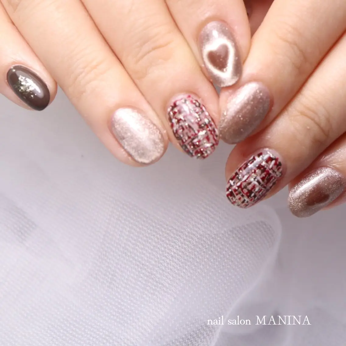 ネイル nailsalon Manina齋藤愛美のネイルデザイン