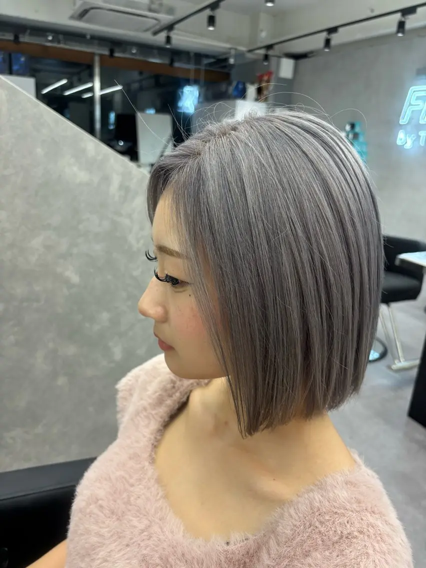ショート ヘアカラー モデル募集【急募】 神田梨世🪼のヘアスタイル