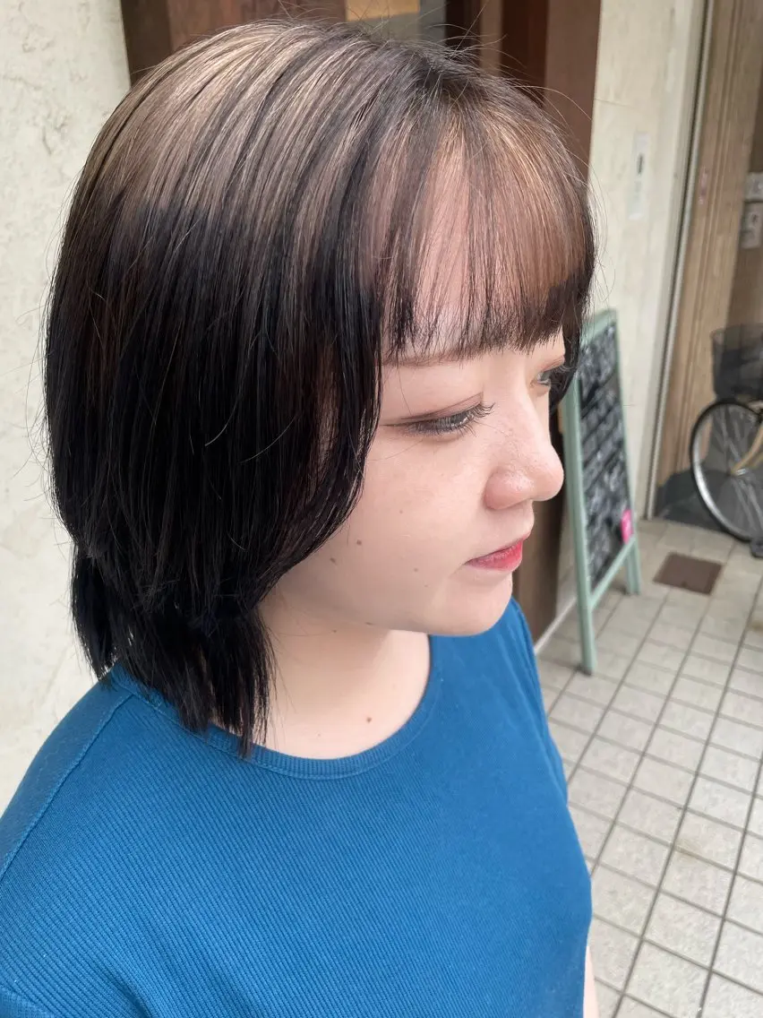 ミディアム カラー カット ヘアカラー MATSURI BASE.AWAJIのヘアスタイル