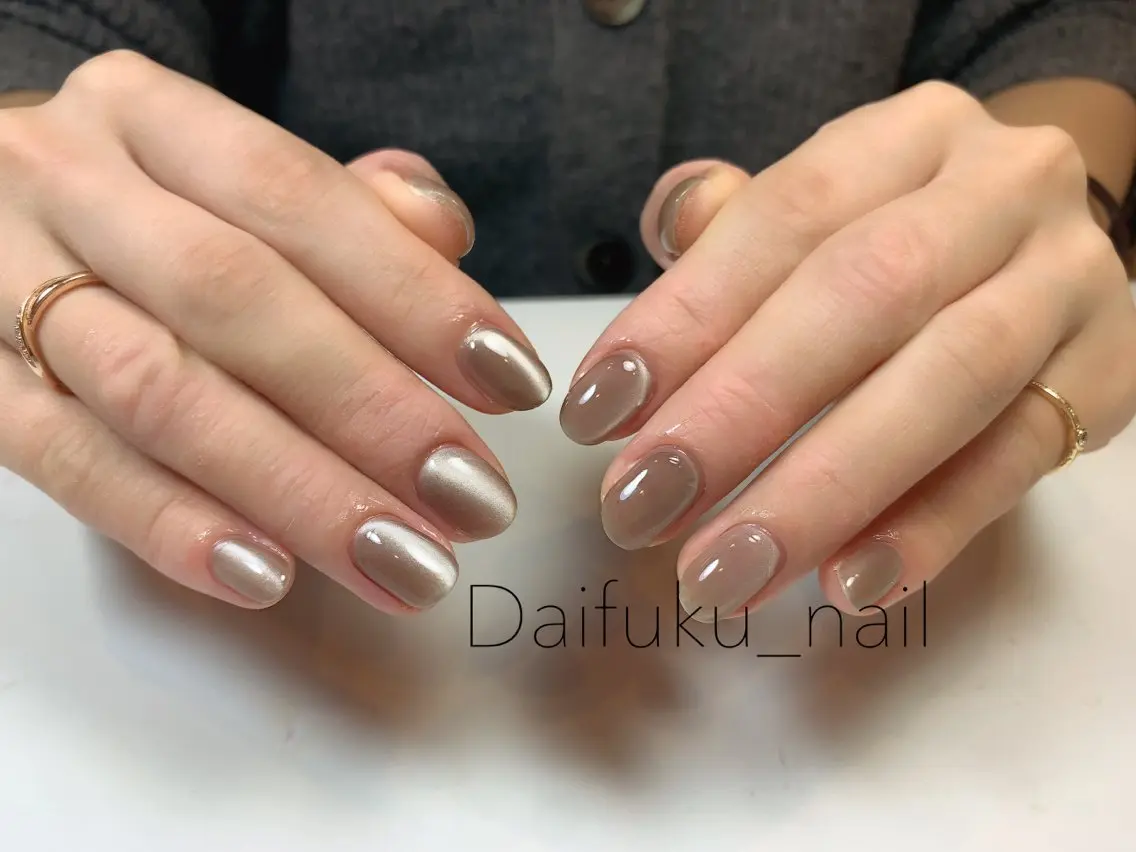 ミディアム ハンドネイル Daifuku nailsのネイルデザイン