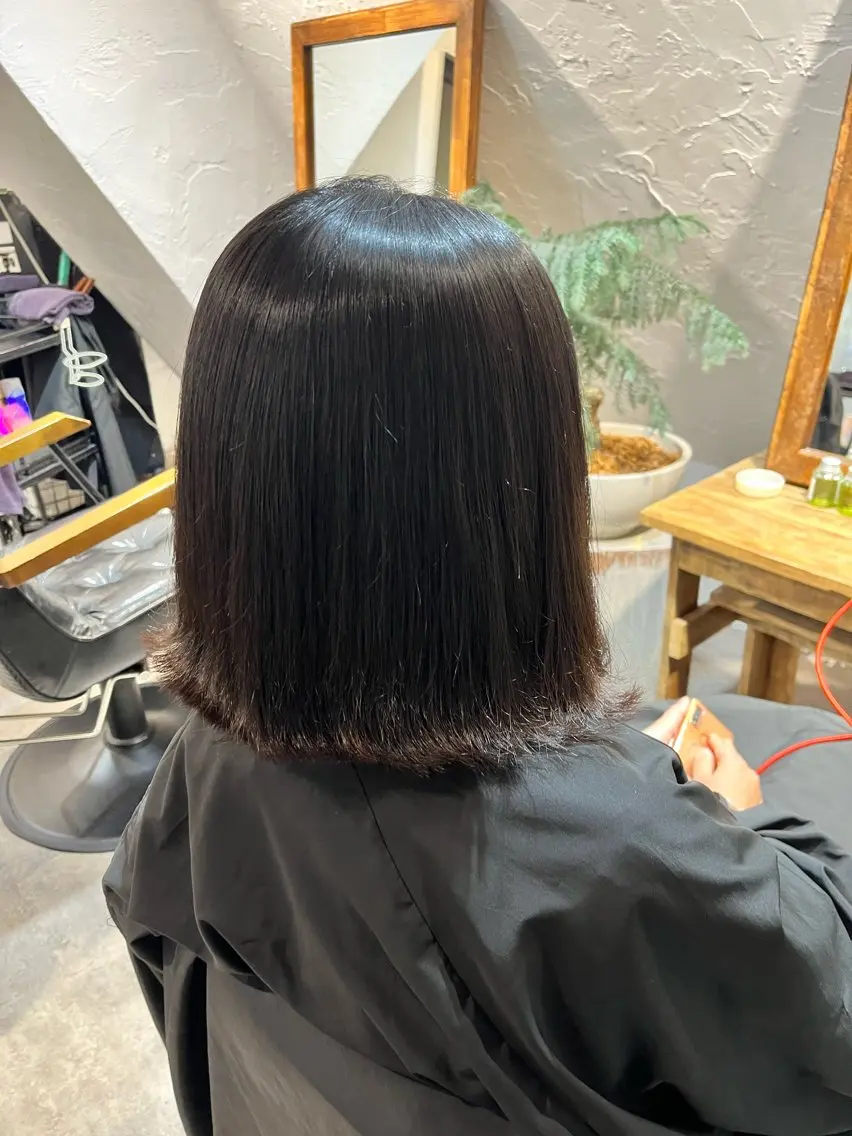 ミディアム 新宿/髪質改善 艶カラー👶Renaのヘアスタイル
