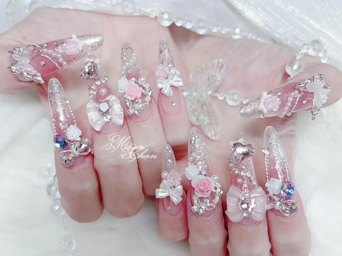 ネイル 成人式 フットネイル ジェルネイル キラキラネイル マグネットネイル ハンドネイル K.bi_nail ネイル長さ出し専門店のネイルデザイン