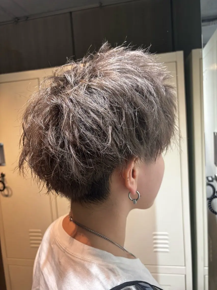 ✂︎期間限定✂︎メンズ👦🏻💙ブリーチカラークーポン‼️6月学生様平日限定🫧の写真