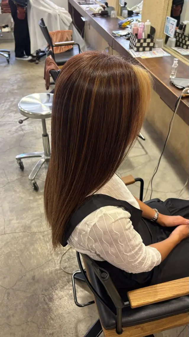 カラー Noa🎀🫧 KNACK 東三国のヘアスタイル