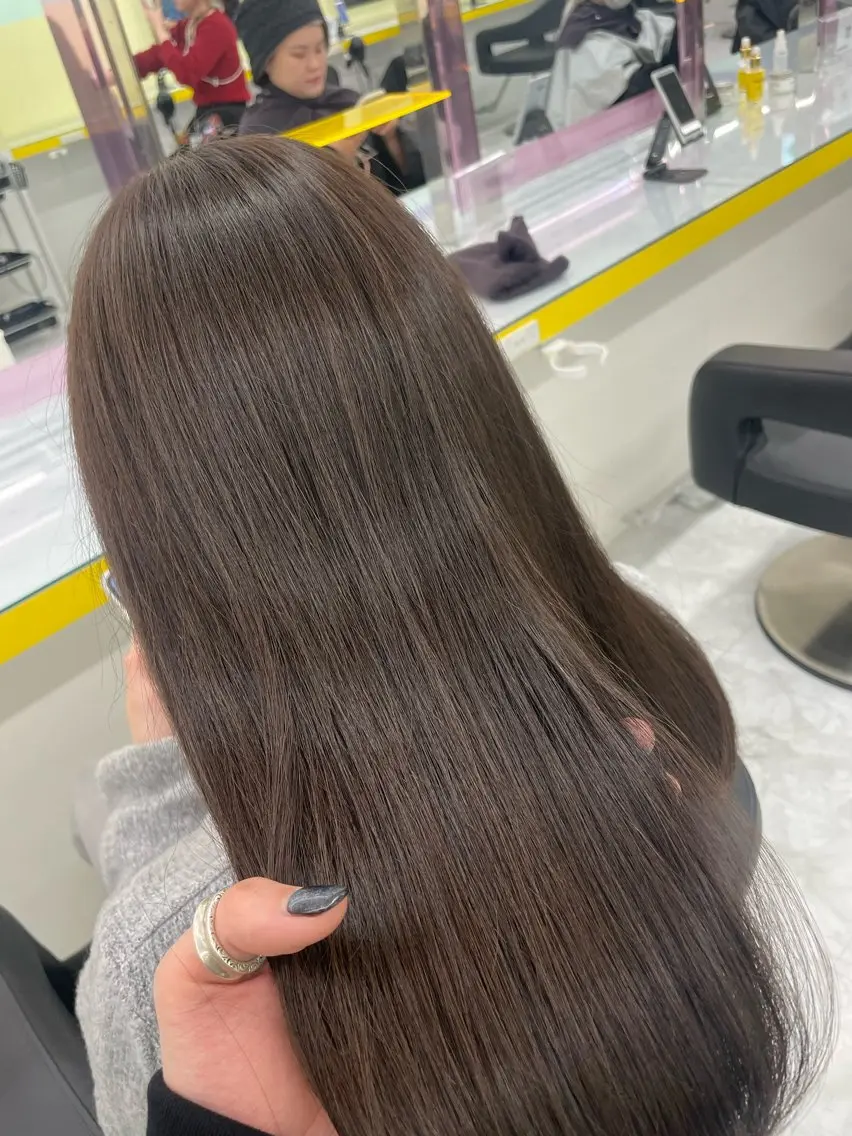 セミロング カラー ヘアアレンジ カット ヘアカラー トリートメント 【透明感×レイヤー】 🍃RIKU🍃のヘアスタイル