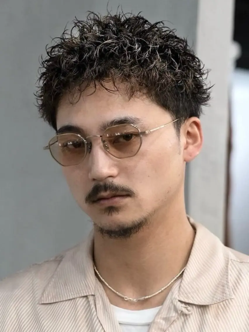 パーマ メンズ カット パーマ fifth 清水睦月のヘアスタイル
