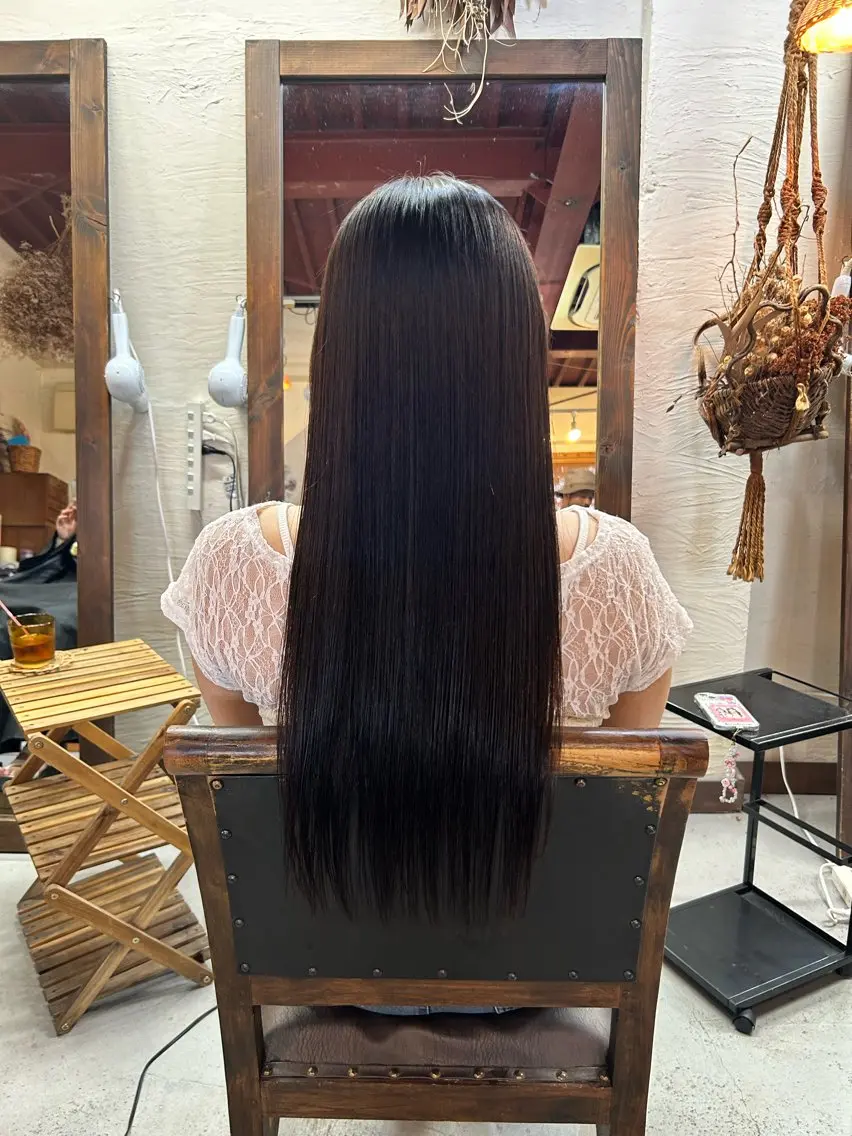 ロング 縮毛矯正 縮毛矯正 トリートメント minami 🐣のヘアスタイル
