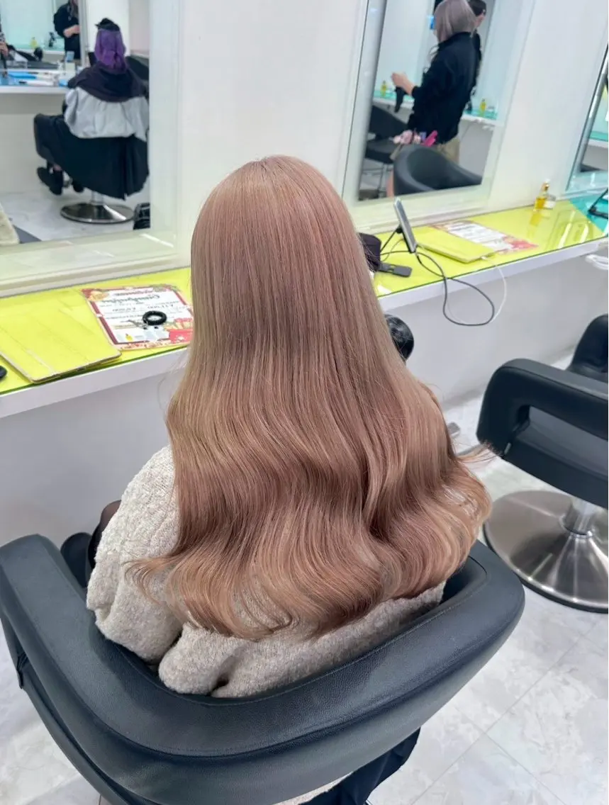 ロング カラー ヘアアレンジ ヘアカラー トリートメント ヘアセット 🧸ミルクティー特化 🧸MASAKIのヘアスタイル