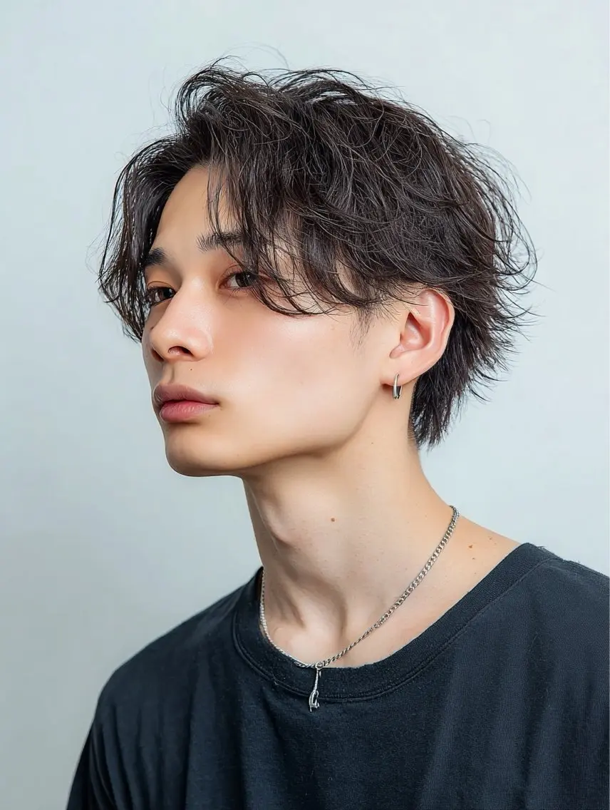 メンズ カット パーマ 大木 光明のヘアスタイル