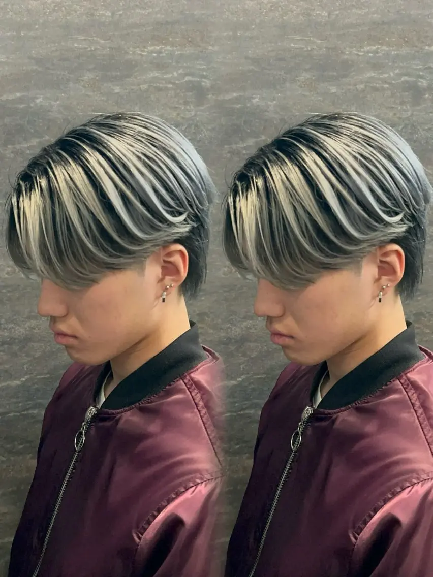 カラー パーマ メンズ カット ヘアカラー 札幌メンズ指名 No. 1/光👑のヘアスタイル