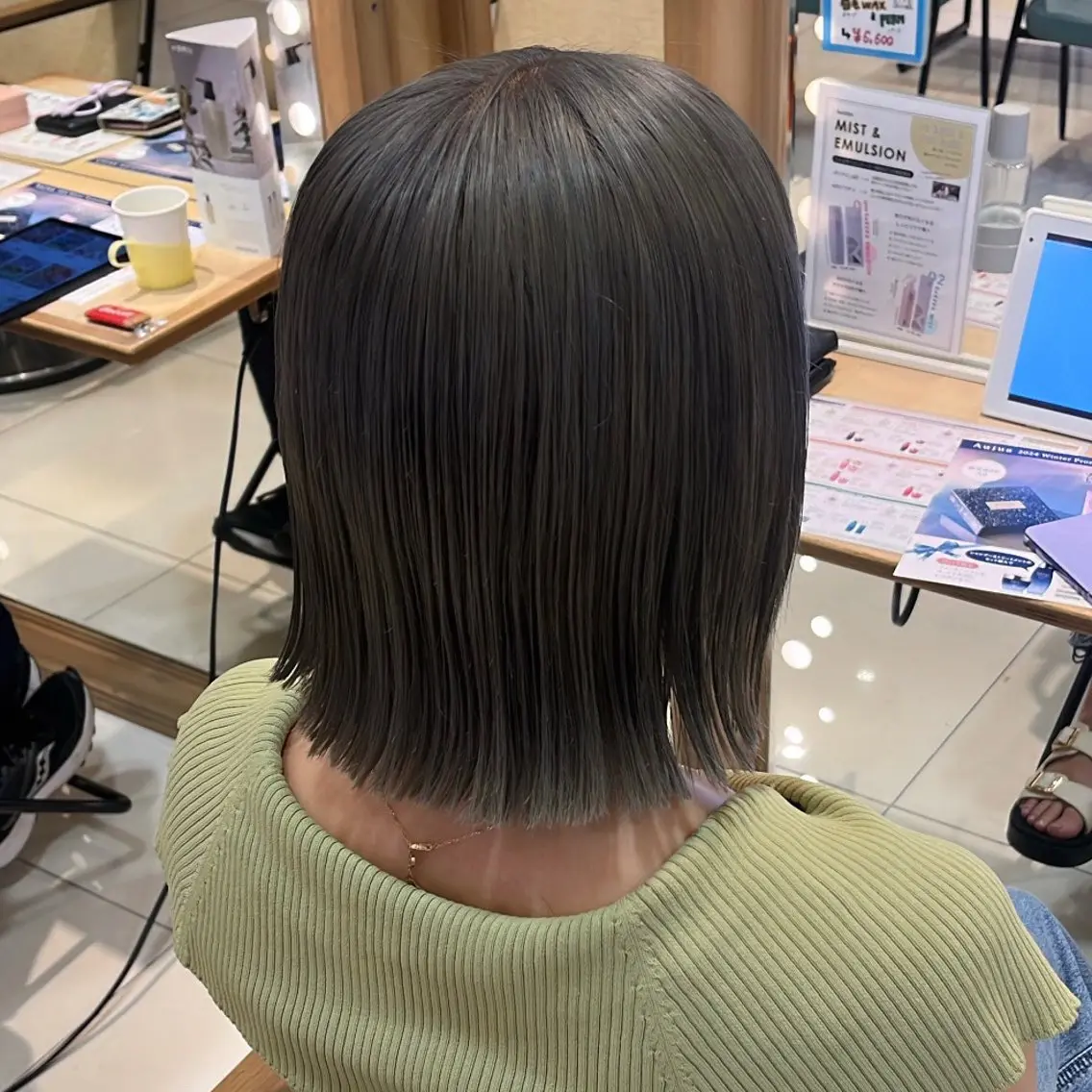 ショート カラー ハイトーンカラー ボブ mitsuki🎀 ブリーチ/エクステのヘアスタイル