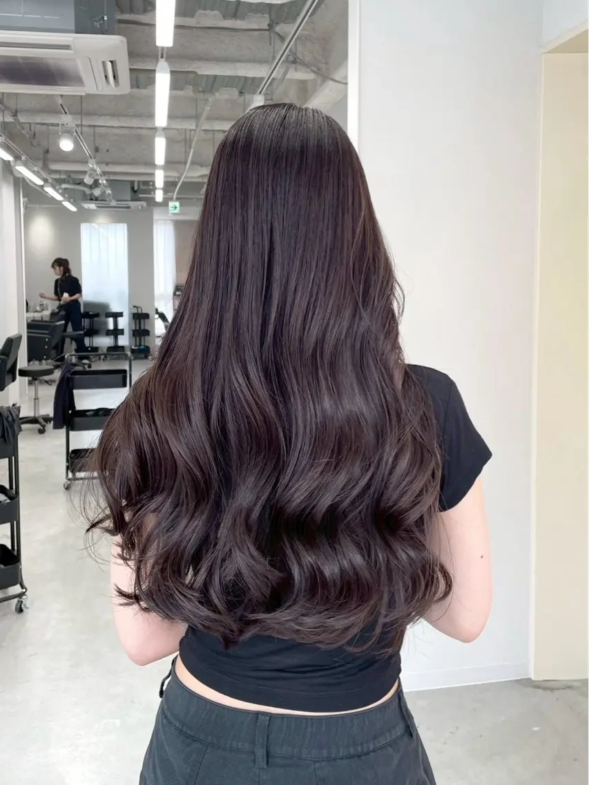 ロング ヘアカラー Maia🦋 博多 透明感カラーのヘアスタイル