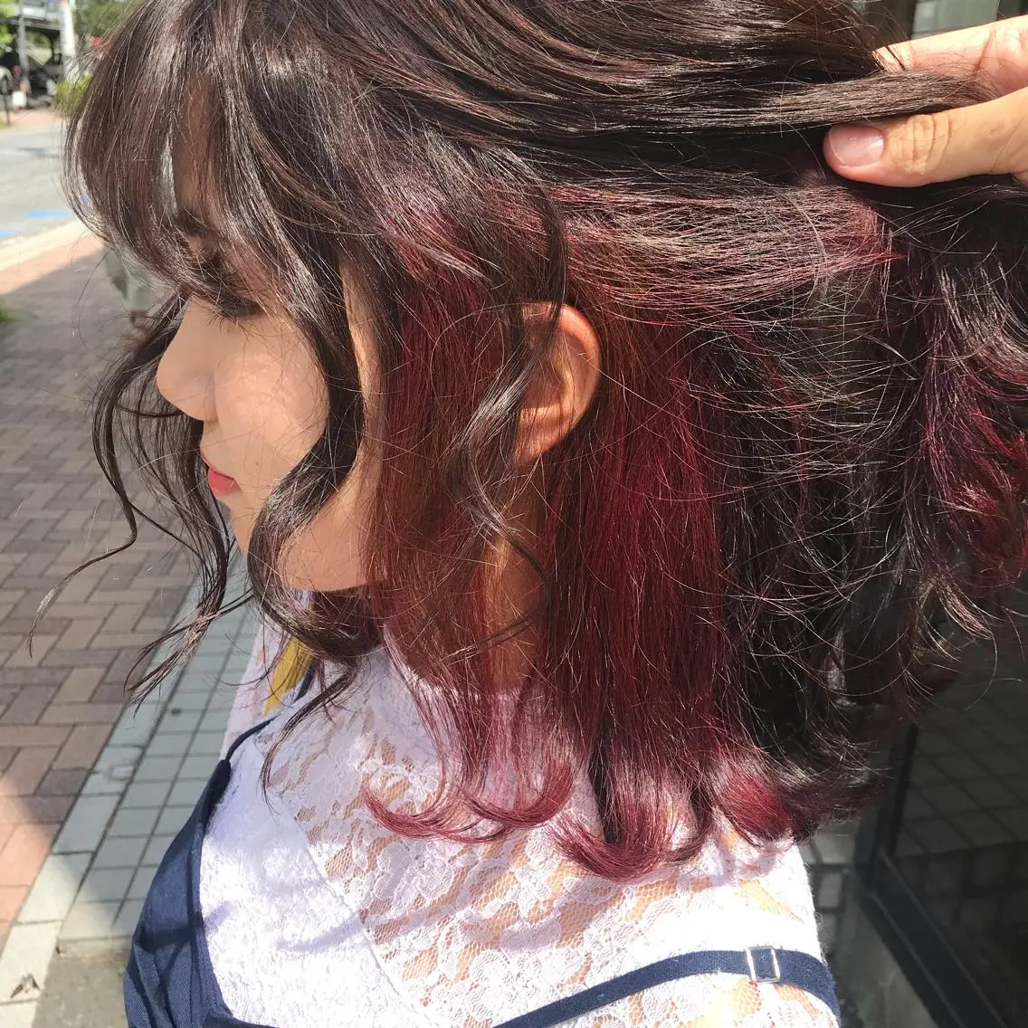 ミディアム 👑満足度1000% 重村 春奈👑のヘアスタイル