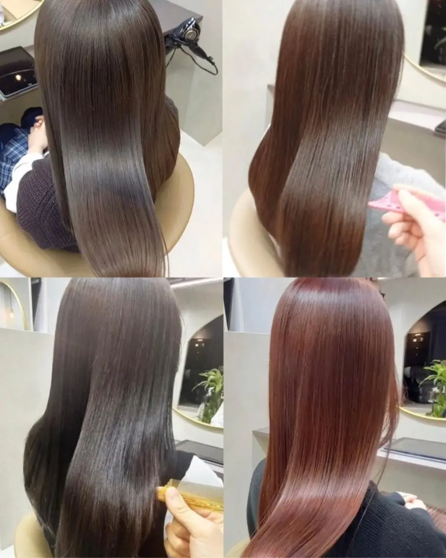 ミニモ限定✨ 通常より¥2200もお得に!人気No2✨カット+髪質改善カラーTR /ReFaファインバブル付¥13200の写真
