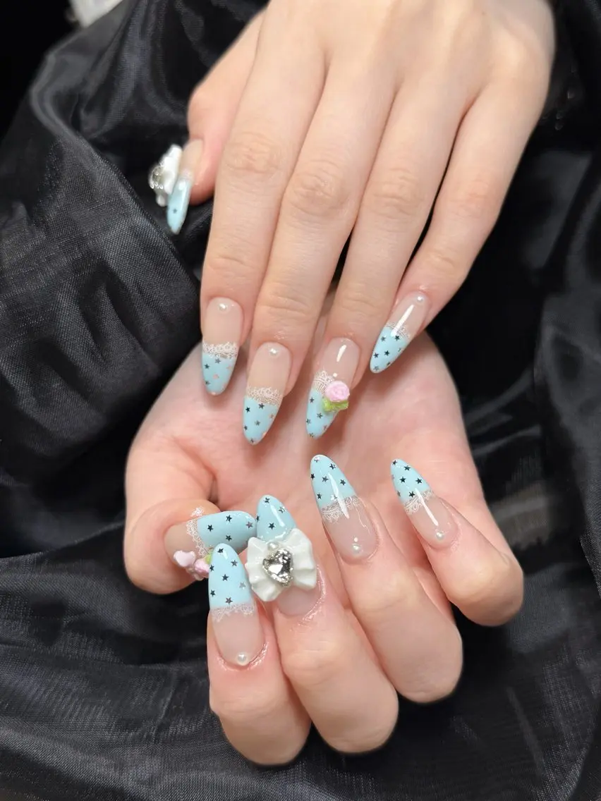 ネイル オーロラネイル チークネイル フットネイル フレンチネイル ジェルネイル ハンドネイル Havi Nailsのネイルデザイン