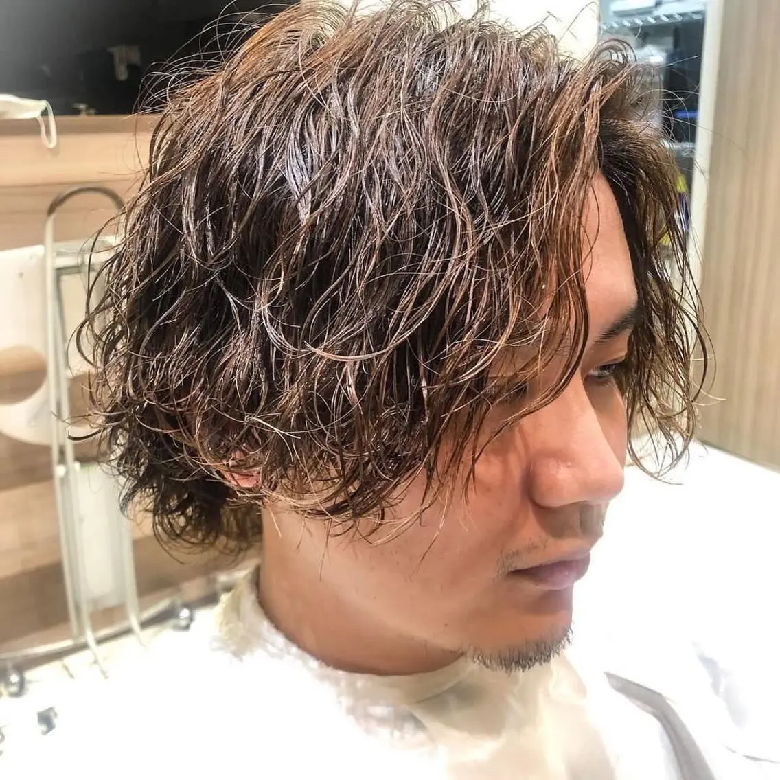 ショート メンズ 🥀縮毛矯正🥀 川﨑和希のヘアスタイル