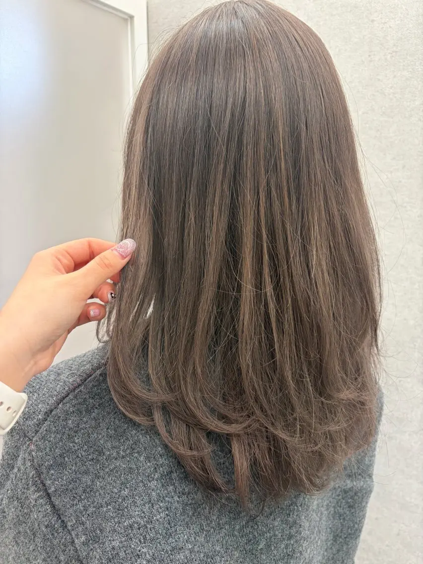 ミディアム カラー ヘアカラー トリートメント ほのか./ geepのヘアスタイル