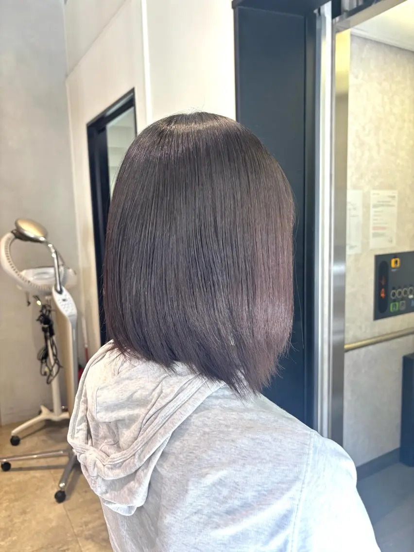 ロング 縮毛矯正 うる艶カラー🫧 MINAMIのヘアスタイル