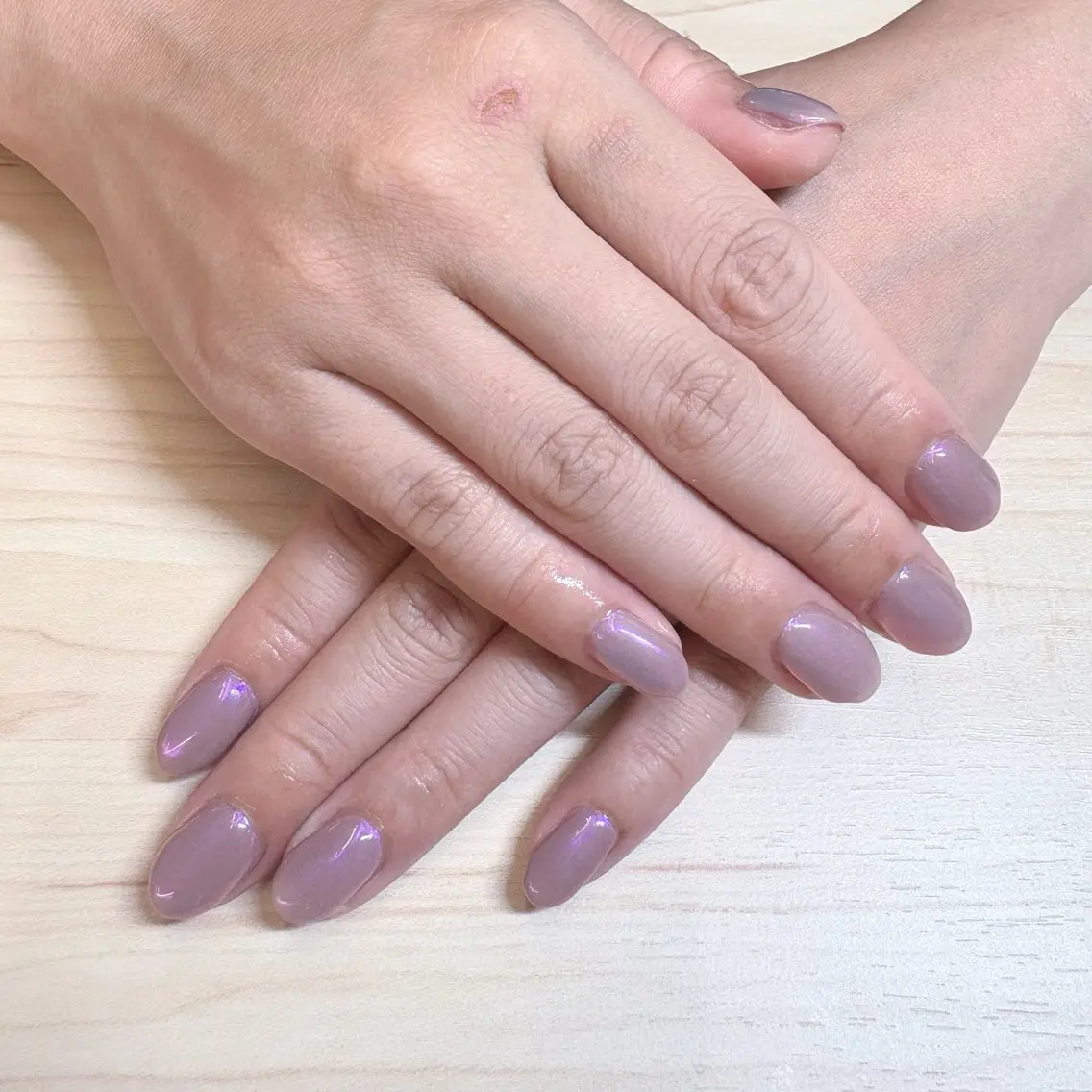 ネイル オーロラネイル ハンドネイル tsukiho ⊹nail𓂃☽・:のネイルデザイン