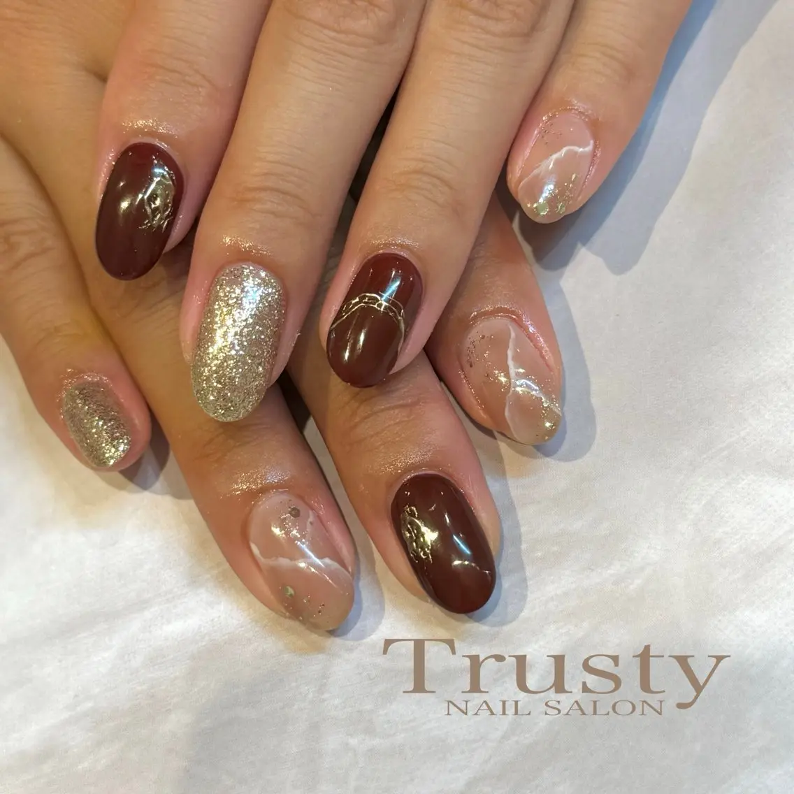 ネイル ハンドネイル Trusty新小岩 杉山のネイルデザイン