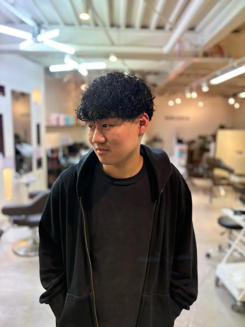 【メンズ限定】王道ツイストスパイラルパーマ+カットの写真