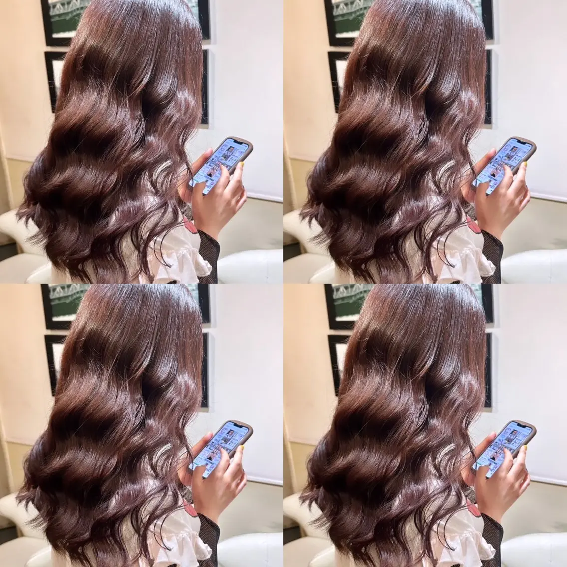 ロング カラー ヘアアレンジ 💎韓国レイヤー ×エクステゆうま💎のヘアスタイル