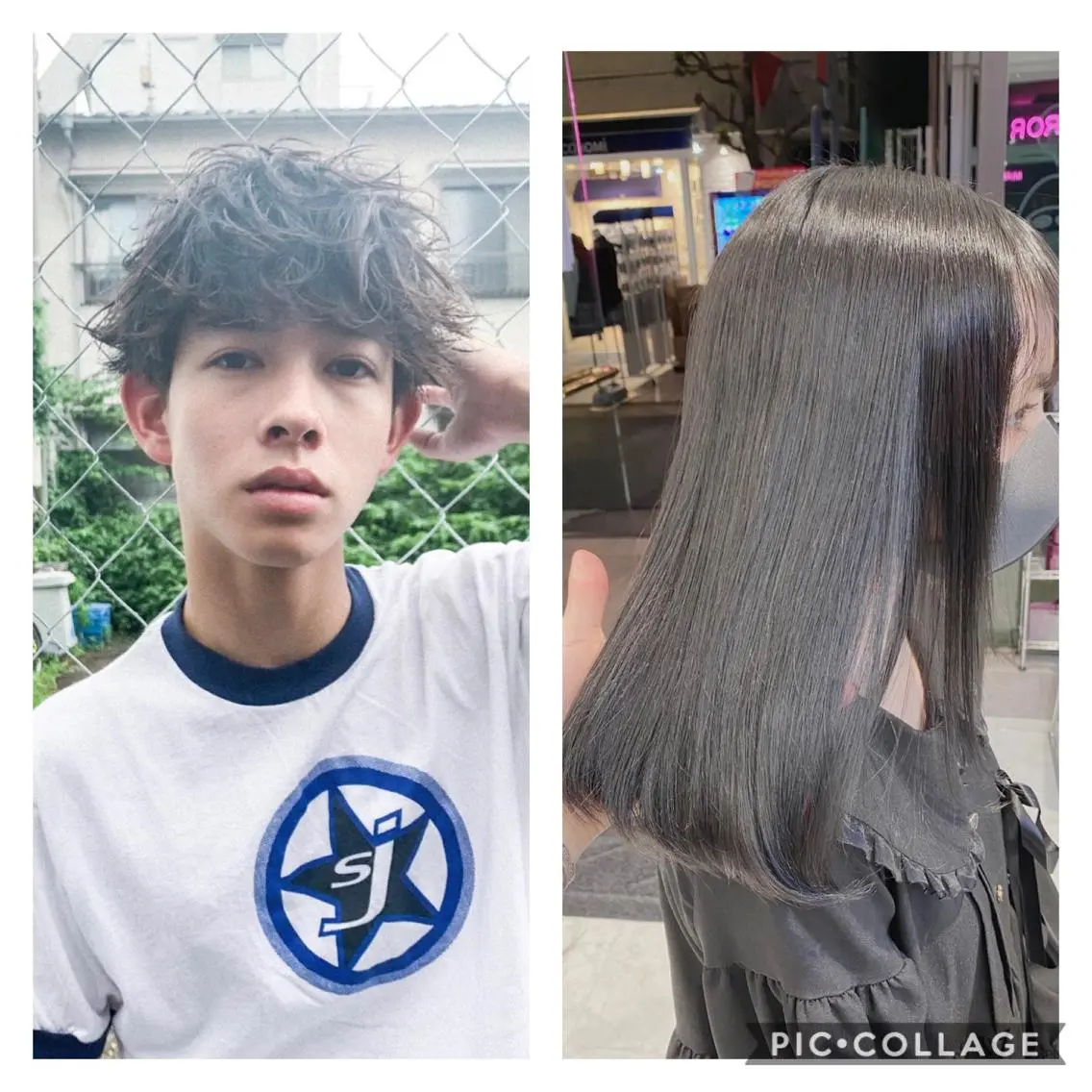 ショート バレイヤージュ特化/ アキラのヘアスタイル