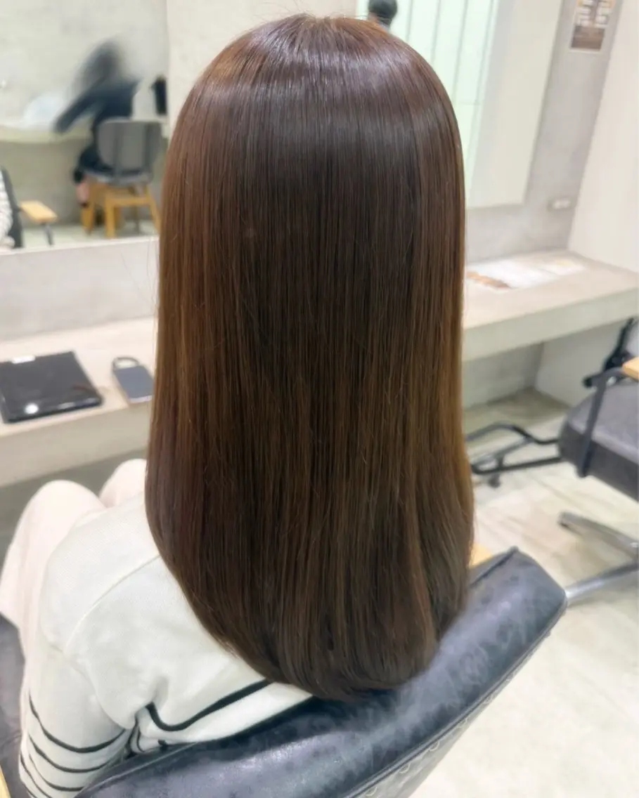 カラー ヘアカラー トリートメント 🫧透明感/艶髪✨/ スズカのヘアスタイル