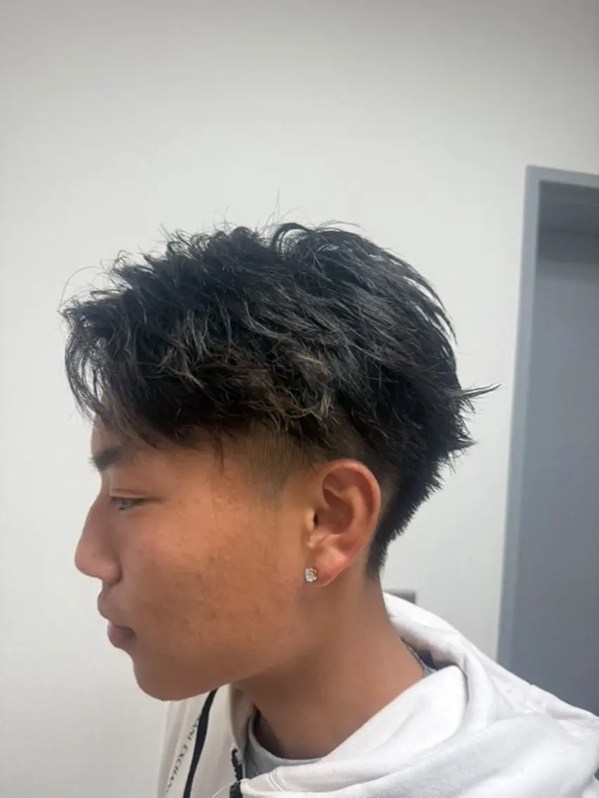 ショート パーマ指名率No1 メンズ特化ケイトのヘアスタイル