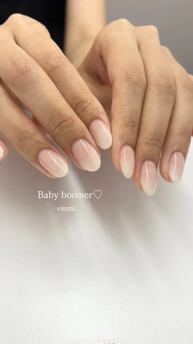 ネイル チークネイル フットネイル フレンチネイル ガーリー 氷ネイル・うるうるネイル emmi nailのネイルデザイン