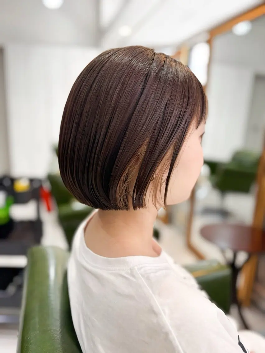 ショート ボブ エクステ 南山 あゆみのヘアスタイル