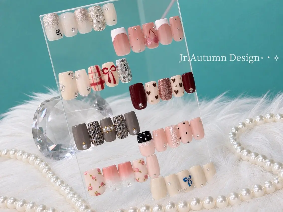 【オフなしハンド】‪‪❤︎‬Jrネイリスト‪‪❤︎‬《summer design》8種類から選べる定額デザイン♪の写真